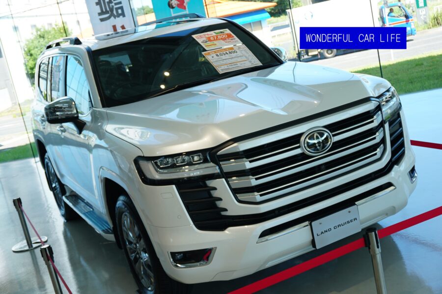 画像大量！【新型ランクル300ZXのプレシャスホワイトパール】を見てき