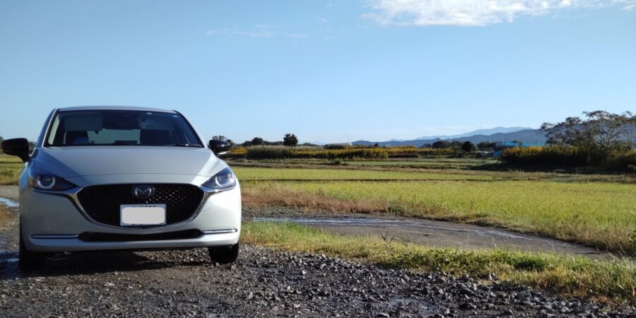 MAZDA2にタナベのストラットタワーバーとロアアームバーを付けてみた